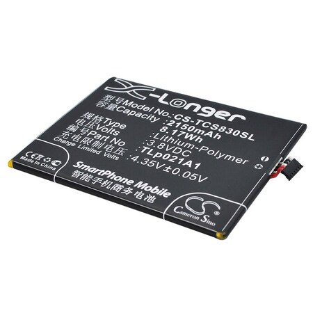 Bsc Preferred TCL S830U S838M S850L Mobile Phone Replacement Battery CS-TCS830SL